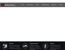 Tablet Screenshot of bodyathletica.com